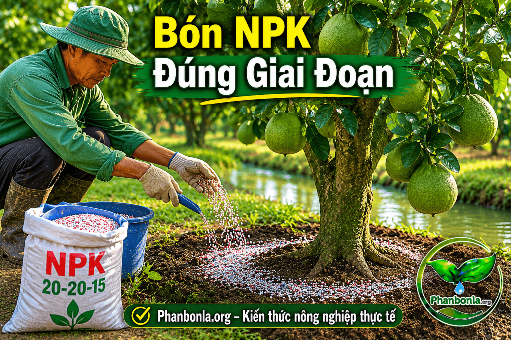 Bón NPK đúng giai đoạn