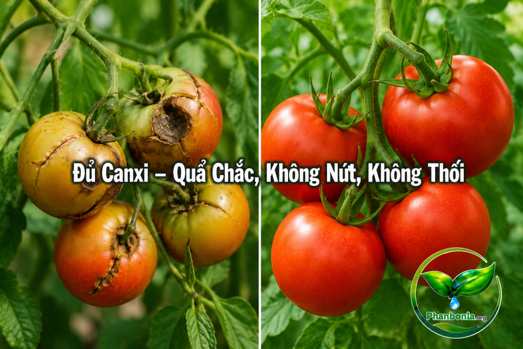 Đủ canxi quả chắc không thối không nứt