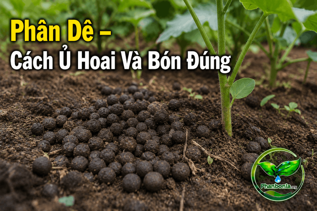 Phân dê cách ủ hoai và bón đúng