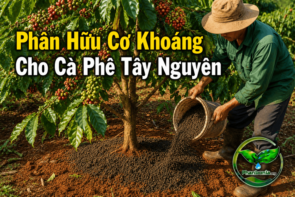 Phân hữu cơ khoáng cho cà phê tây nguyên