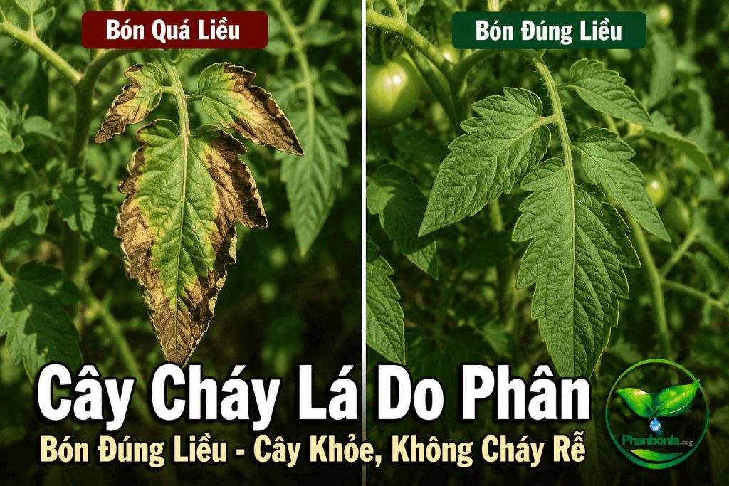Bón đúng liều cây khoẻ không cháy lá
