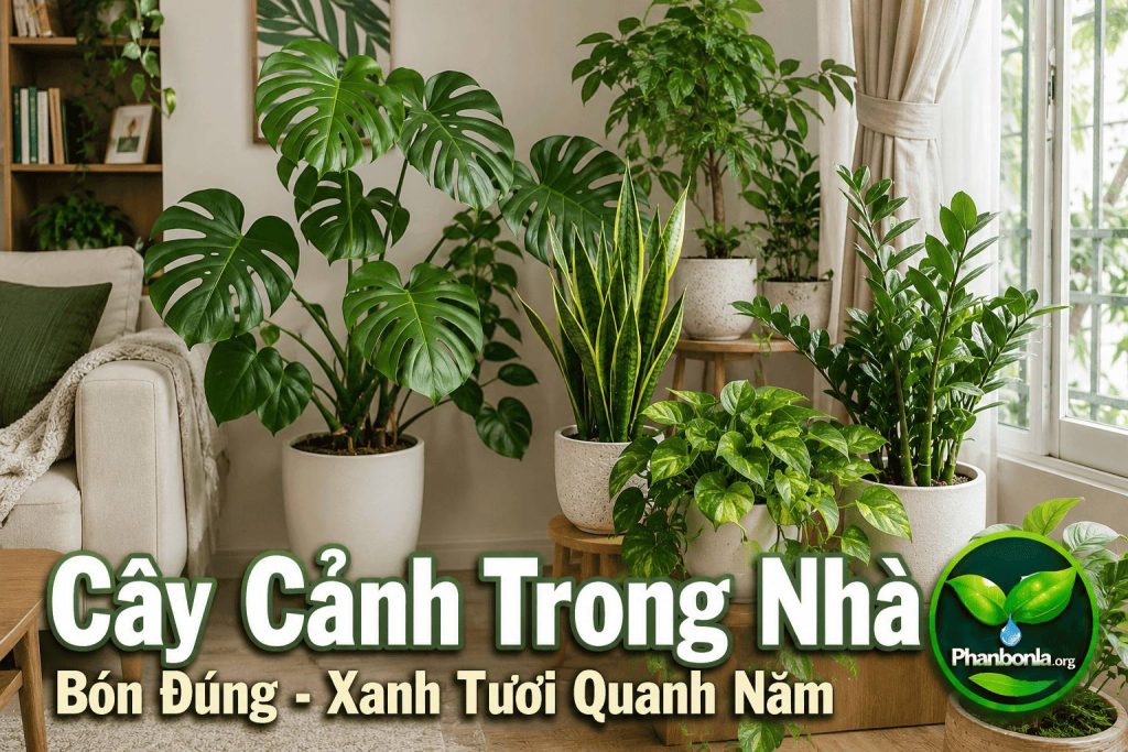 Phân bón cây cảnh trong nhà