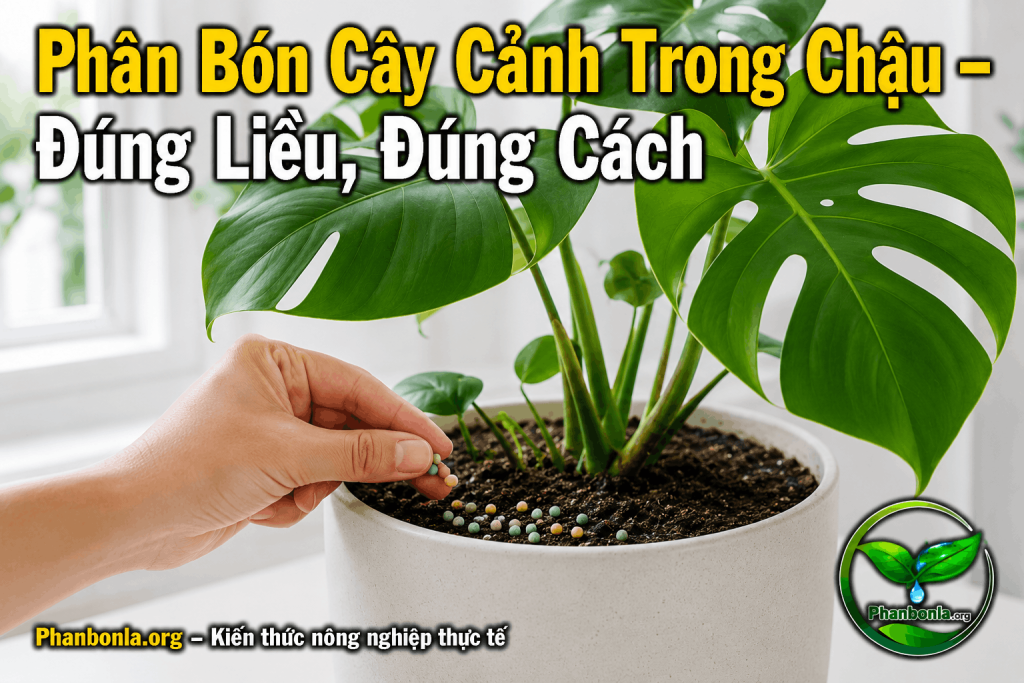 Phân bón cho cây cảnh trong chậu