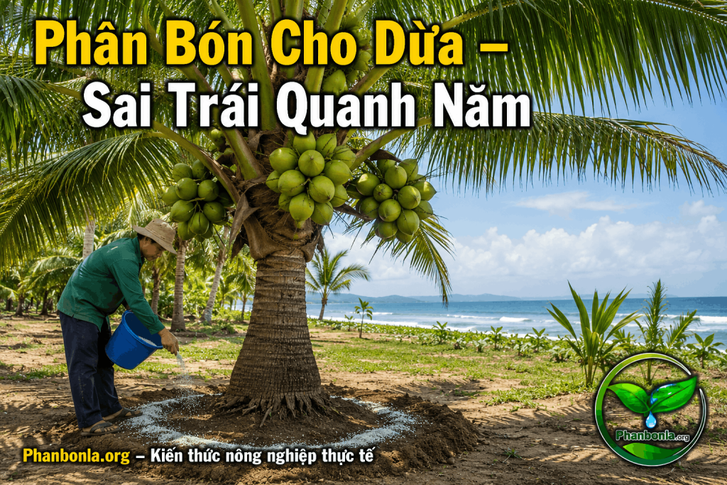 Phân bón cho dừa