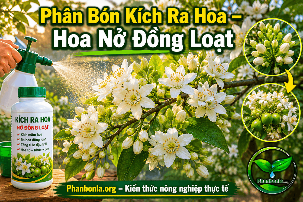 Phân bón kích ra hoa