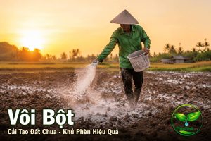 Vôi bột rất cần cho đất