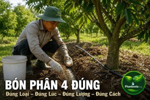 Bón phân 4 đúng